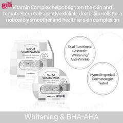 Mặt nạ Banobagi Stem Cell Whitening & BHA-AHA set 10 miếng chính hãng