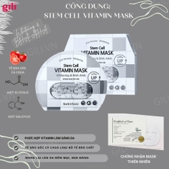 Mặt nạ Banobagi Stem Cell Whitening & BHA-AHA set 10 miếng chính hãng