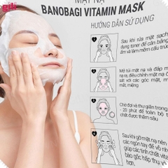 Mặt nạ Banobagi Genic Jelly Mask Vitamin B set 10 miếng chính hãng