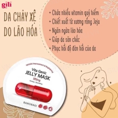 Mặt nạ Banobagi Genic Jelly Mask Vitamin A Đỏ set 10 miếng chính hãng