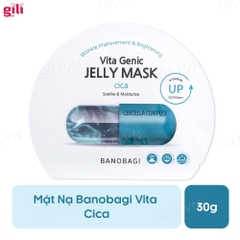 Mặt nạ Banobagi Genic Jelly Mask Cica Xanh set 10 miếng chính hãng