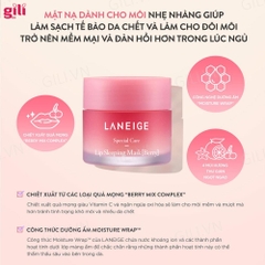 Mặt nạ ngủ môi Laneige Lip Sleeping Mask Ex Berry 3gr chính hãng