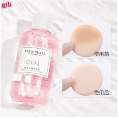 Nước rửa vệ sinh dụng cụ makeup Maycreate 160gr chính hãng