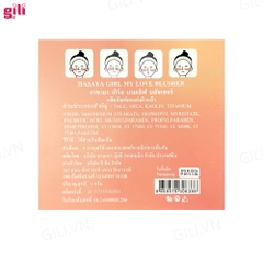 Set phấn má hồng Tim Hasaya Girl Blusher 4 hộp chính hãng