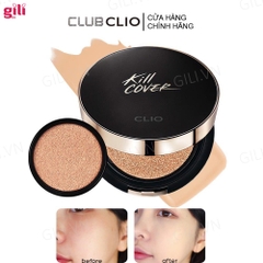 Phấn nước Clio Kill Cover Founwear All New tặng lõi 15gr chính hãng