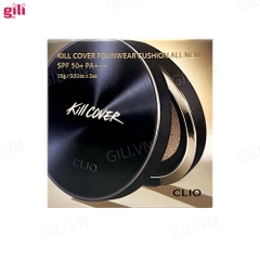 Phấn nước Clio Kill Cover Founwear All New tặng lõi 15gr chính hãng