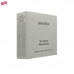 Phấn phủ dạng nén Innisfree No-Sebum Mineral Pact 8.5gr chính hãng