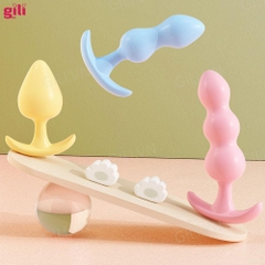 Plug hậu môn Mizz Zee silicone set 3 chiếc chính hãng