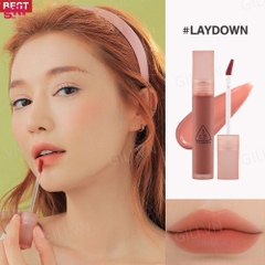 Son kem 3CE Blur Water Tint Laydown 4.6g - hồng đào trầm chính hãng.