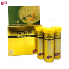 Tăng cường sinh lý Power X Dâm Dương Hoắc tuýp 12 viên sủi cho nam chính hãng