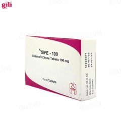 Tăng cường sinh lý nam Sife 100mg hộp 4 viên chính hãng