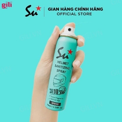 Xịt khử mùi nón bảo hiểm Su Star Speed 75ml chính hãng