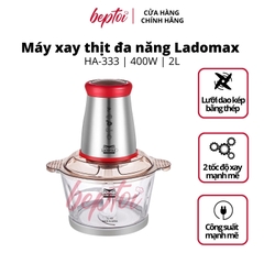 Máy xay thịt đa năng, cối thủy tinh Ladomax HA-333