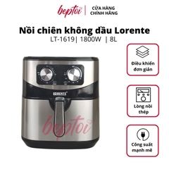 Nồi chiên không dầu Lorente, nồi chiên không dầu cơ dung tích 8L Lorente LT-1619