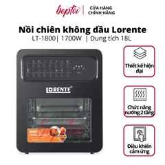 Nồi chiên không dầu Lorente, nồi chiên không dầu điện tử dung tích lớn 18L Lorente LT-1800