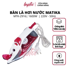 Bàn ủi hơi nước 1600W Matika MTK-2916