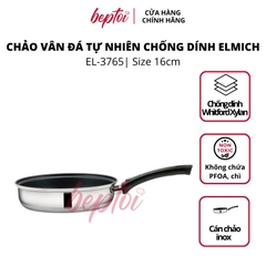 Chảo Inox chống dính 3 đáy Max B Elmich, chảo chống dính đáy từ Elmich