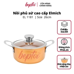 Nồi phủ sứ cao cấp Full induction Elmich Royal Premium Size 26cm