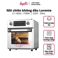 Nồi chiên không dầu Lorente, nồi chiên không dầu điện tử dung tích lớn 16L Lorente LT-1600