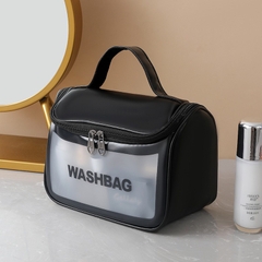 Túi Đựng Mỹ Phẩm Đồ Trang Điểm WASHBAG Túi Đựng Đồ Cá Nhân Du Lịch Chống Thấm Nước Có Nắp Đậy A3142 - Có Nắp