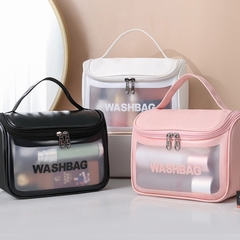 Túi Đựng Mỹ Phẩm Đồ Trang Điểm WASHBAG Túi Đựng Đồ Cá Nhân Du Lịch Chống Thấm Nước Có Nắp Đậy A3142 - Có Nắp