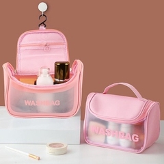 Túi Đựng Mỹ Phẩm Đồ Trang Điểm WASHBAG Túi Đựng Đồ Cá Nhân Du Lịch Chống Thấm Nước Có Nắp Đậy A3142 - Có Nắp