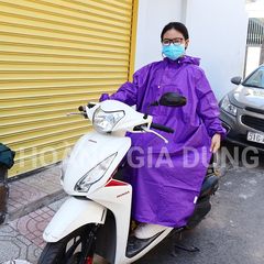 Áo Mưa Da Cá Dây Kéo Khóa AM02