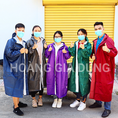 Áo Mưa Da Cá Dây Kéo Khóa AM02