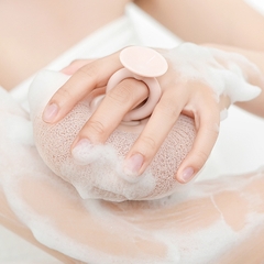 Bông Tắm Tẩy Tế Bào Chết Massage Cơ Thể Khi Tắm, Bông Tắm Tạo Bọt Dạng Sơ Mướp A2321