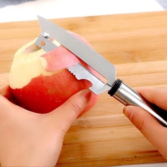 Dao Bào 2 Lưỡi inox 5 Trong 1 Dao Bào Rau Củ Quả Gọt Trái cây A2212