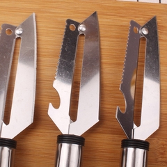 Dao Bào 2 Lưỡi inox 5 Trong 1 Dao Bào Rau Củ Quả Gọt Trái cây A2212