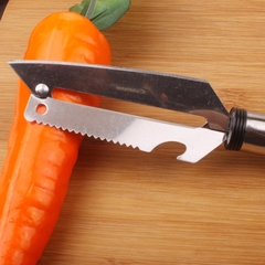 Dao Bào 2 Lưỡi inox 5 Trong 1 Dao Bào Rau Củ Quả Gọt Trái cây A2212