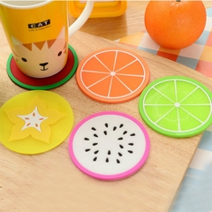 Đế lót ly Silicon Hình Trái Cây A1017