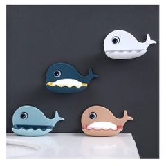 Khay Đựng Xà Phòng Dán Tường Hình Cá Heo Dễ Thương A3821