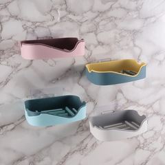 Khay Đựng Xà bông Dán Tường Kệ Dán Tường Kệ Nhà Tắm 2 Lớp A1854