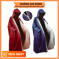 Áo Mưa Da Cá Dây Kéo Khóa AM02