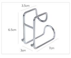 Móc Treo Chậu Dán Tường Inox Treo Dao Thớt Đa Năng A1933
