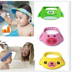 Nón Tắm Gội Đầu chắn Nước Cho Bé Mũ Tắm Khô Tóc Hình Thú Cho Bé A3851