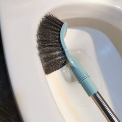 Cọ Toilet Cán Kim Loại Đầu Vuông Vệ Sinh Bồn Cầu 55CM Chắc Chắn A0222