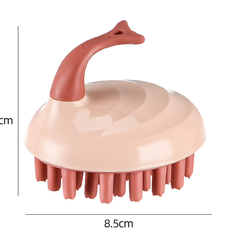 Lược Gội Đầu Massage Silicon Tẩy Tế Bào Chết Da Đầu - Kích Thích Tuần Hoàn Máu, Thư Giản A4851