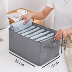 Hộp Vải Đựng Đồ Chia Ngăn Khay Túi Vải A1571