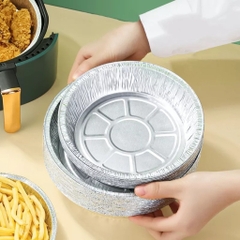 Sét 10 Khuôn Giấy Bạc Size 22cm Lót Nồi Chiên Không Dầu A1561