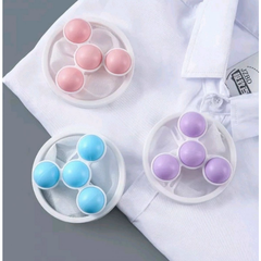 Phao Lọc Cặn Máy Giặt 4 Phao Tròn Túi Lọc Lốc Xoáy A0541