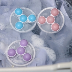 Phao Lọc Cặn Máy Giặt 4 Phao Tròn Túi Lọc Lốc Xoáy A0541