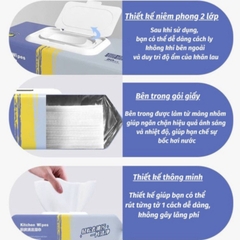 Khăn Ướt Lau Bếp Đa Năng Khăn Mềm Mại Thân Thiện Môi Trường A3921