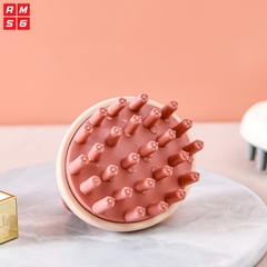 Lược Gội Đầu Massage Silicon Tẩy Tế Bào Chết Da Đầu - Kích Thích Tuần Hoàn Máu, Thư Giản A4851