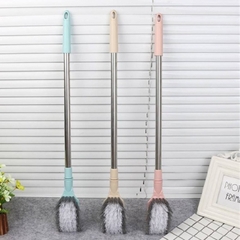 Cọ Toilet Cán Kim Loại Đầu Vuông Vệ Sinh Bồn Cầu 55CM Chắc Chắn A0222