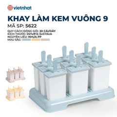 KHAY LÀM KEM VUÔNG 9 QUE VIỆT NHẬT (5622) A5112