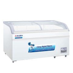 Tủ đông kính cong 2 cánh Alaska 395 lít KC-395 giá rẻ