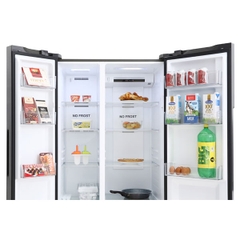 Tủ lạnh Aqua Side By Side inverter 541 lít AQR-S541XA(SG) chính hãng giá rẻ